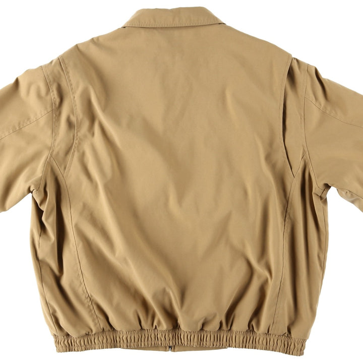 Ralph Lauren POLO by Ralph Lauren Swing Top Sports Jacket Men's L size polyester Beige type Vintage Second Hand