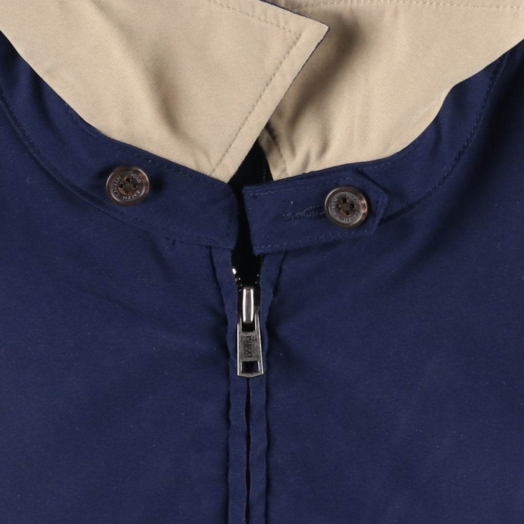 Ralph Lauren POLO by Ralph Lauren Swing Top Sports Jacket Men's XL polyester navy blue type Vintage Second Hand