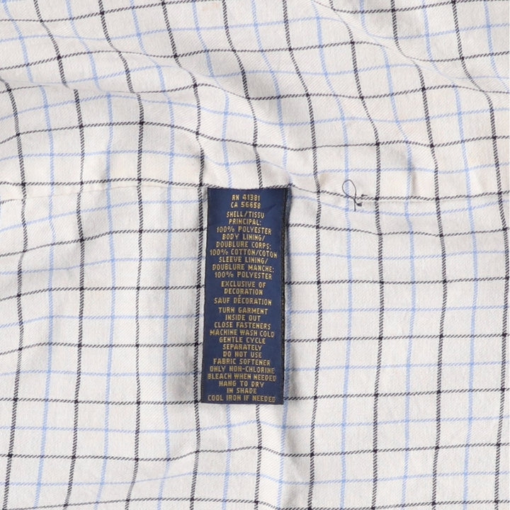 Ralph Lauren POLO RALPH LAUREN Swing Top Sports Jacket Men's M polyester navy blue type Vintage Second Hand