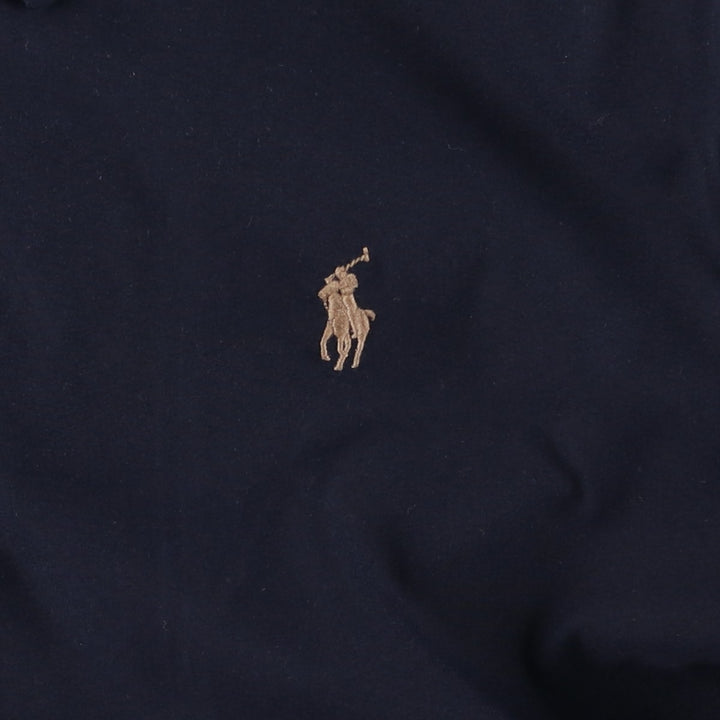 Ralph Lauren POLO RALPH LAUREN Swing Top Sports Jacket Men's M polyester navy blue type Vintage Second Hand