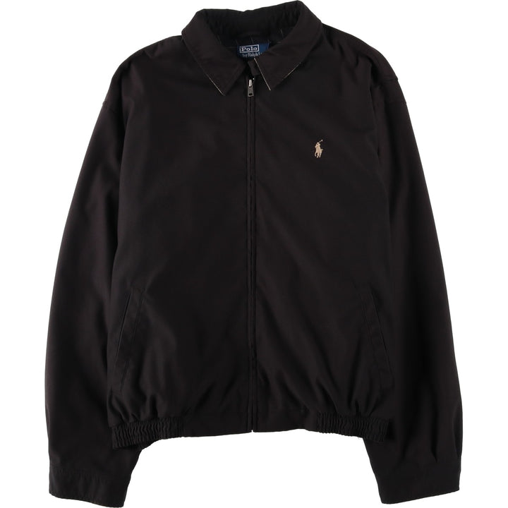 Ralph Lauren POLO by Ralph Lauren Swing Top Sports Jacket Men's XL polyester black type Vintage Second Hand