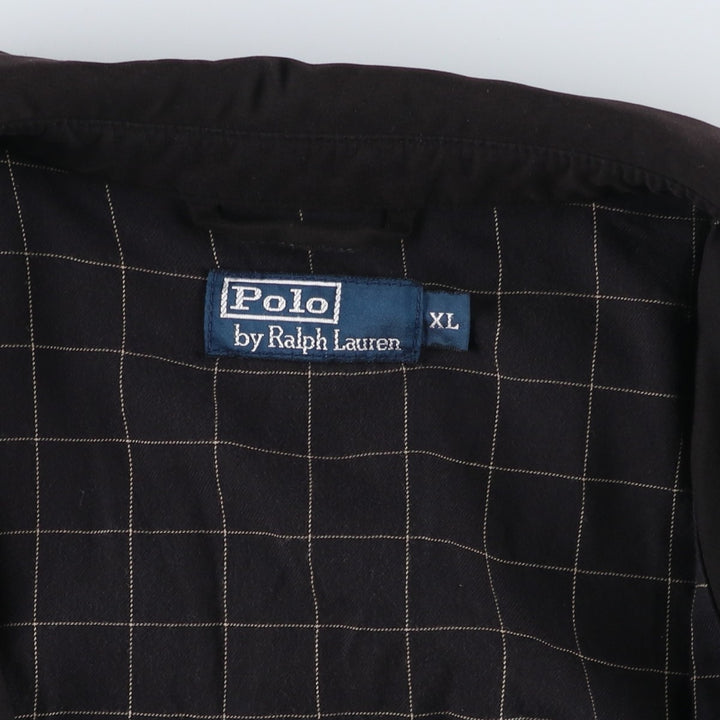 Ralph Lauren POLO by Ralph Lauren Swing Top Sports Jacket Men's XL polyester black type Vintage Second Hand