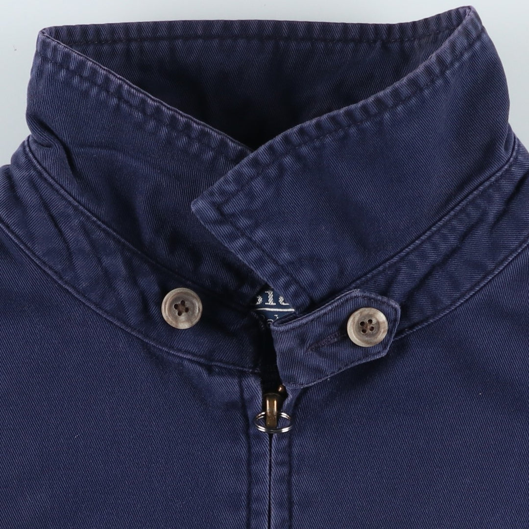 Ralph Lauren POLO by Ralph Lauren Swing Top Sports Jacket Men's L size cotton navy blue type Vintage Second Hand