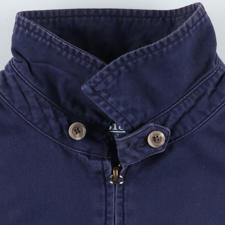 Ralph Lauren POLO by Ralph Lauren Swing Top Sports Jacket Men's L size cotton navy blue type Vintage Second Hand