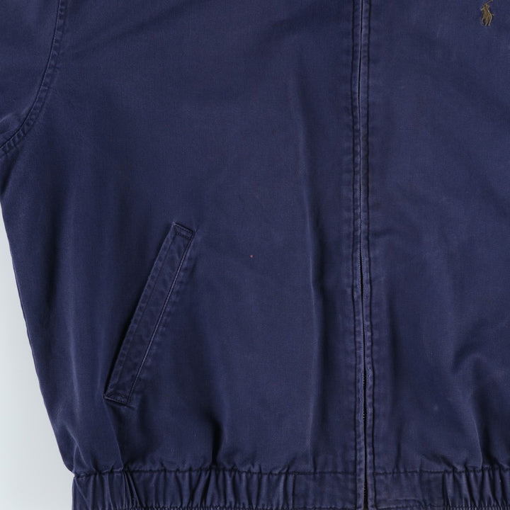 Ralph Lauren POLO by Ralph Lauren Swing Top Sports Jacket Men's L size cotton navy blue type Vintage Second Hand