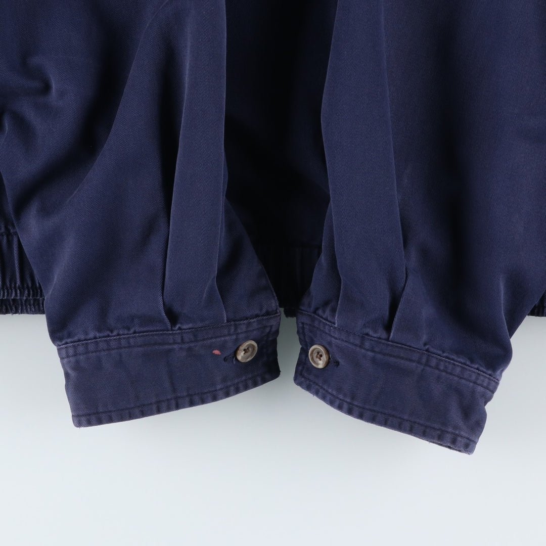 Ralph Lauren POLO by Ralph Lauren Swing Top Sports Jacket Men's L size cotton navy blue type Vintage Second Hand