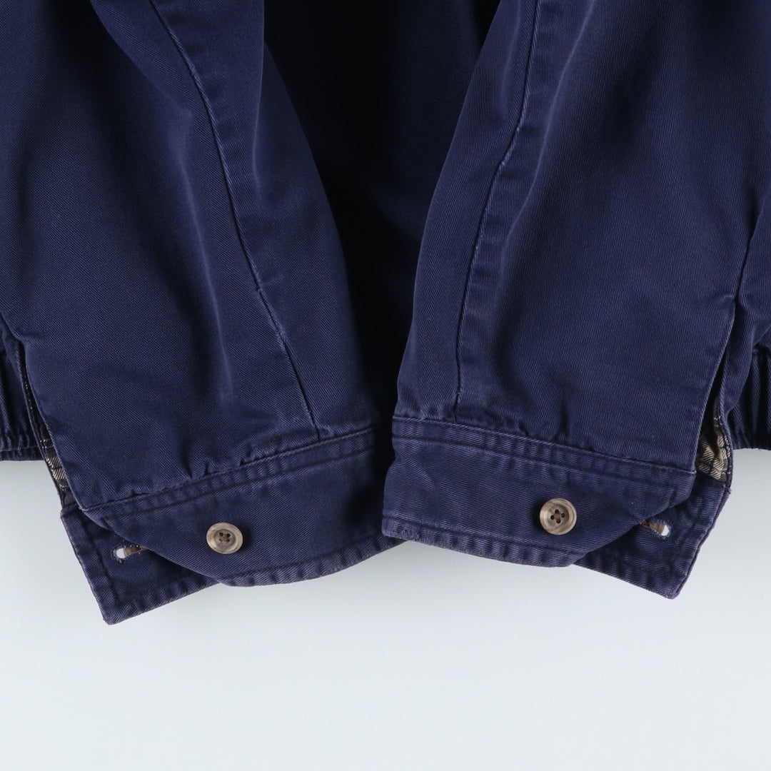 Ralph Lauren POLO by Ralph Lauren Swing Top Sports Jacket Men's L size cotton navy blue type Vintage Second Hand