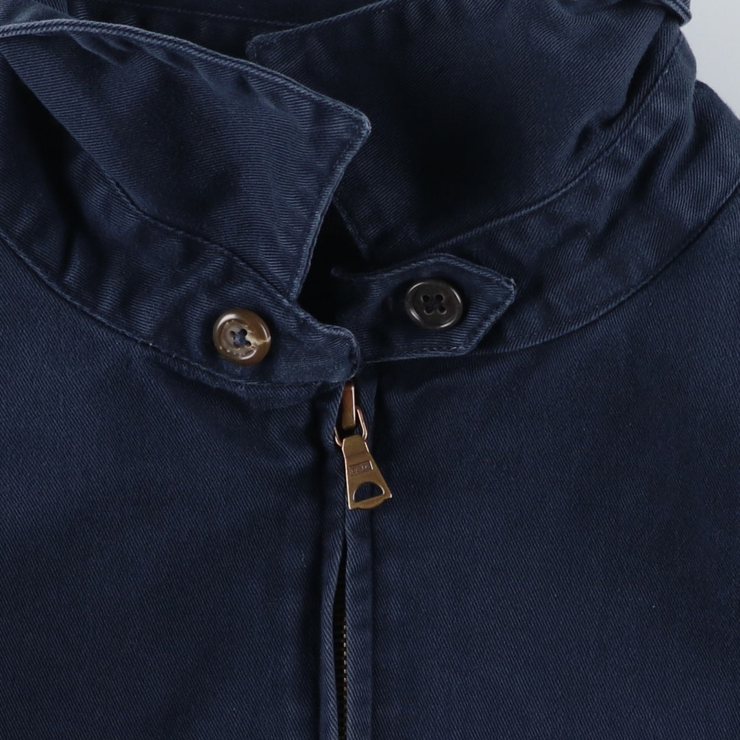 90'S Ralph Lauren POLO by Ralph Lauren Swing Top Sports Jacket Made in USA Men's XL cotton navy blue type Vintage Second Hand