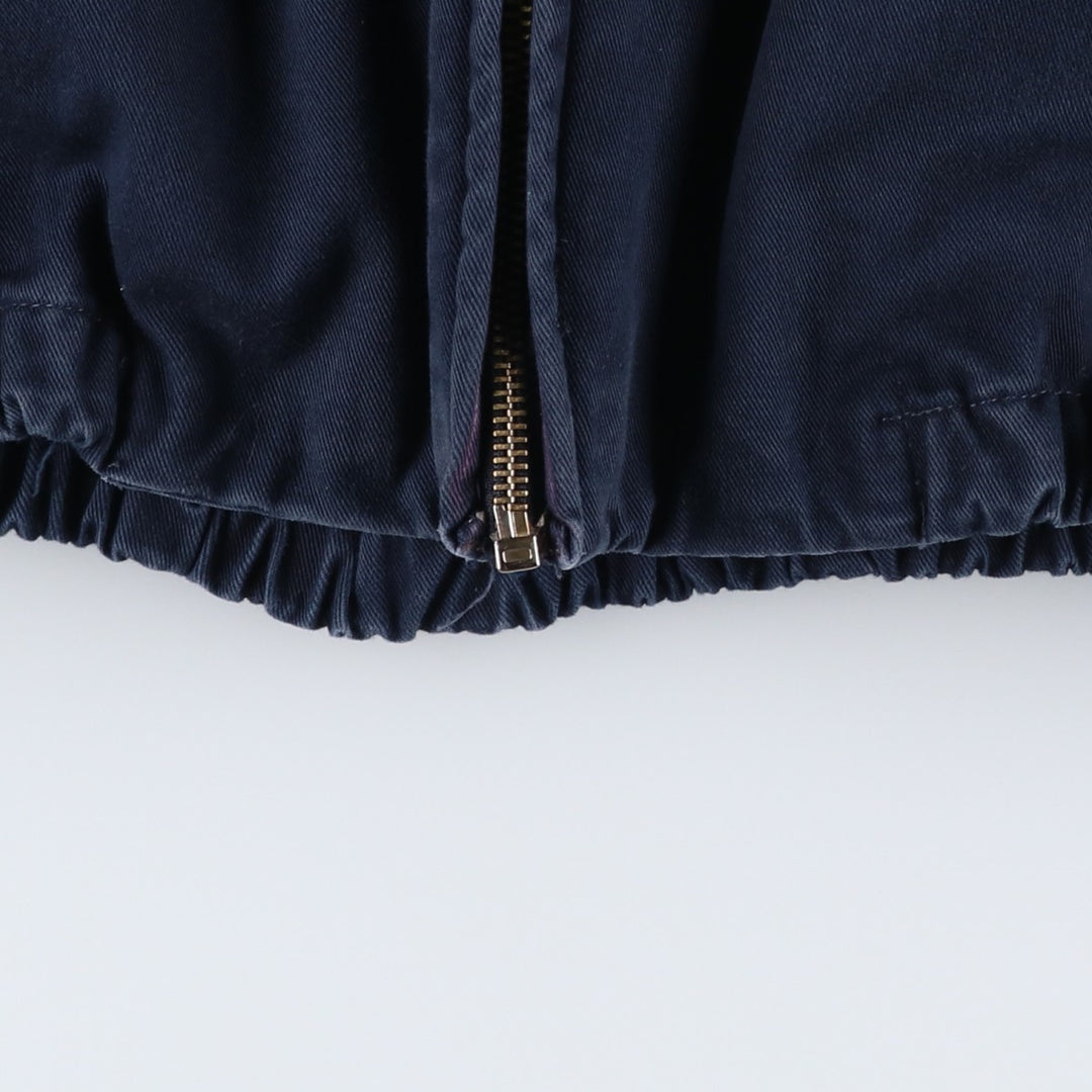 90'S Ralph Lauren POLO by Ralph Lauren Swing Top Sports Jacket Made in USA Men's XL cotton navy blue type Vintage Second Hand