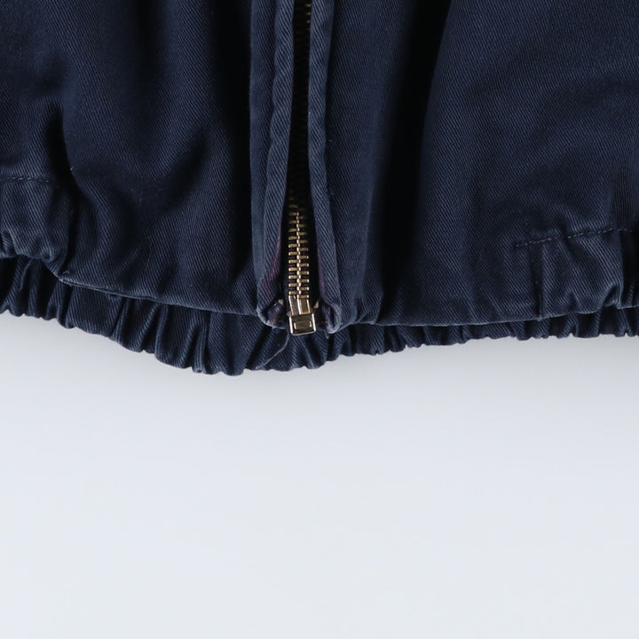 90'S Ralph Lauren POLO by Ralph Lauren Swing Top Sports Jacket Made in USA Men's XL cotton navy blue type Vintage Second Hand