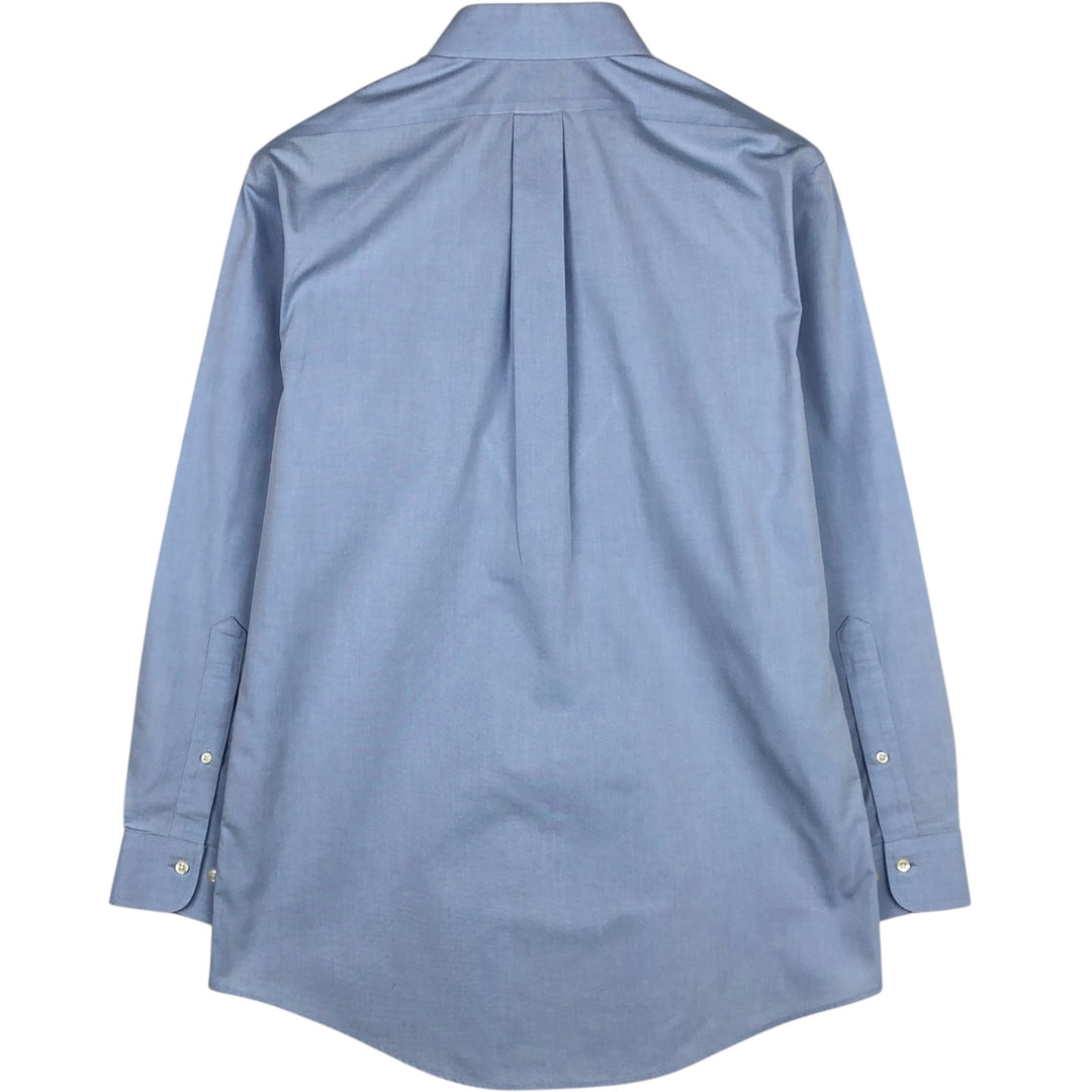Brooks Brothers 346 long sleeve cotton shirt, men's size M cotton Blue type light blue Vintage Second Hand