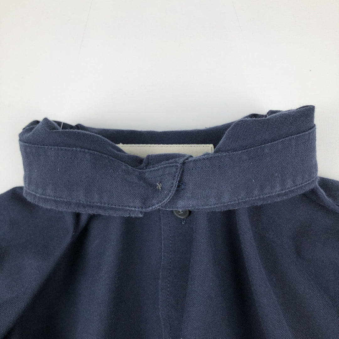 Lacoste Regular Fit Long-Sleeve Button-Down Shirt, Men's Size L (approx.) cotton navy blue type Vintage Second Hand