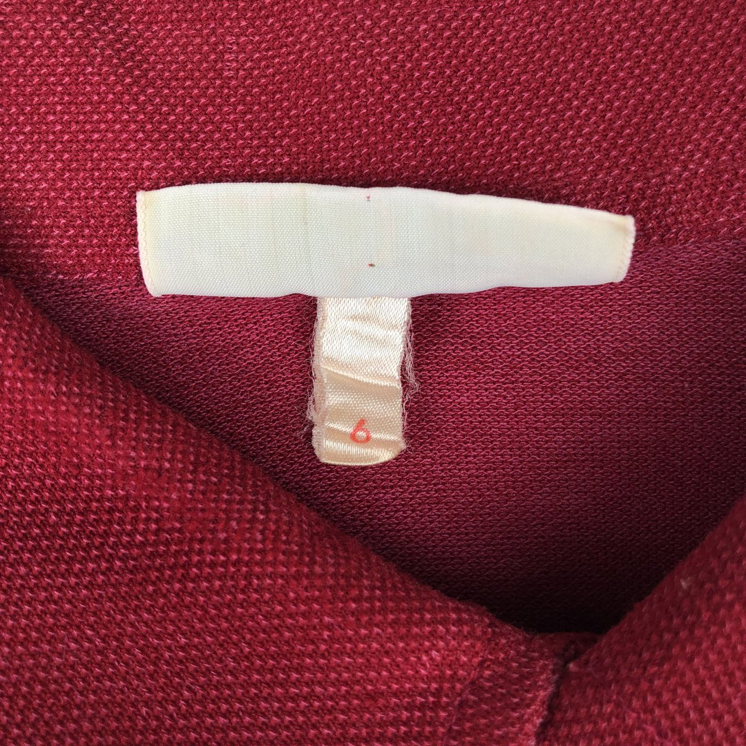 Lacoste CHEMISE French Lacoste Long-Sleeve Shirt, Men's Size XL (approx.) unclear red type Vintage Second Hand