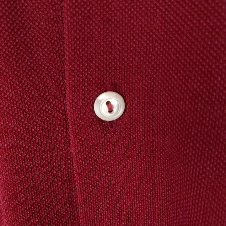 Lacoste CHEMISE French Lacoste Long-Sleeve Shirt, Men's Size XL (approx.) unclear red type Vintage Second Hand