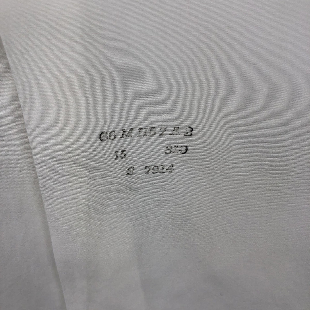 ~1960'S Hudson's Bay Company Long-Sleeve Cotton Shirt, Men's Size M (Equivalent), Vintage unclear white type Vintage Second Hand