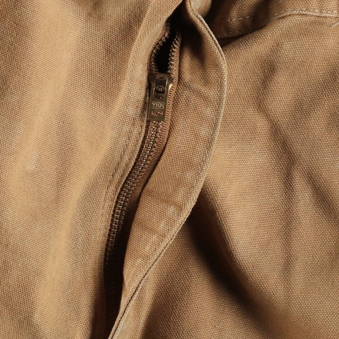 Big size Carhartt double knee duck overalls for men, equivalent to w41 cotton brown type Vintage Second Hand