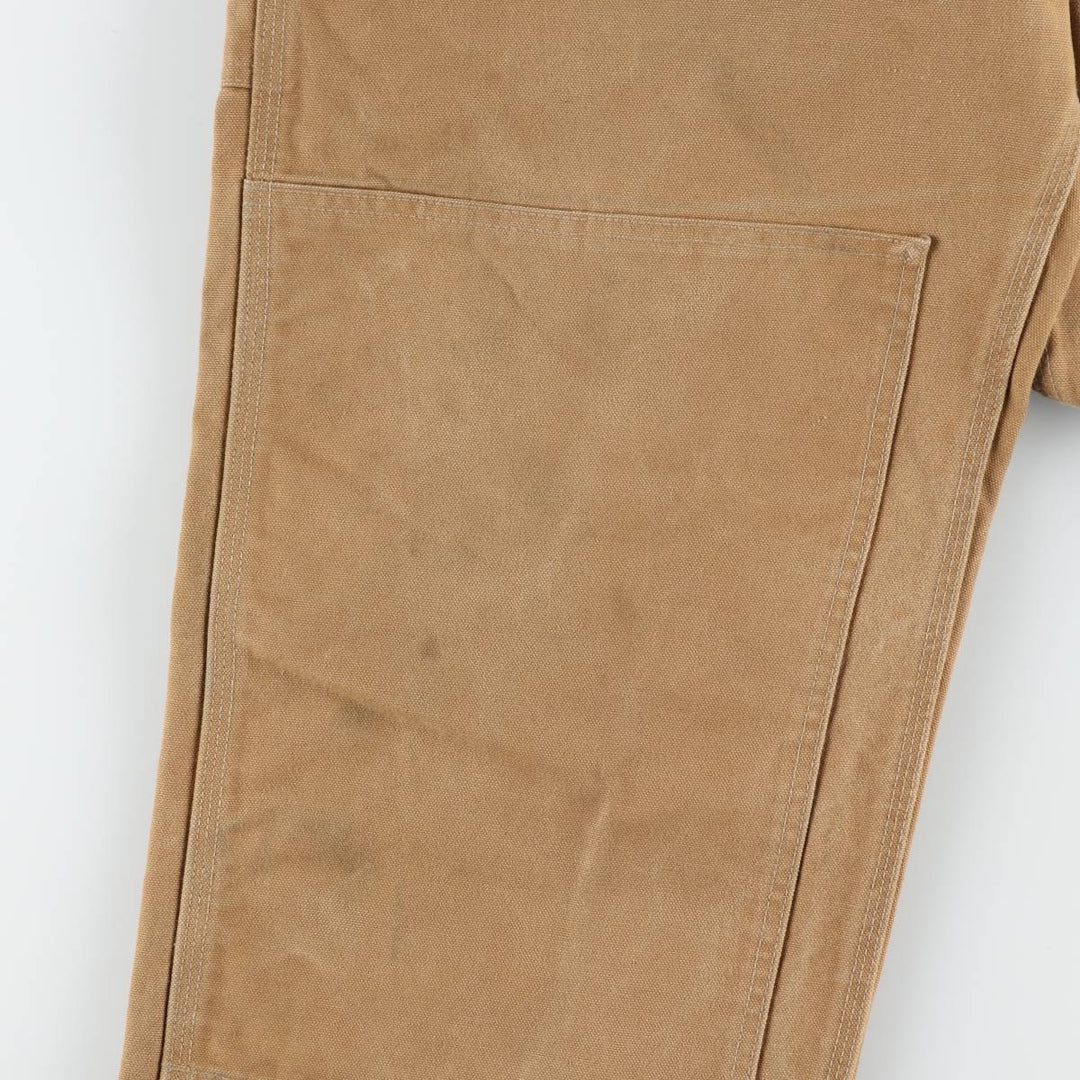 Big size Carhartt double knee duck overalls for men, equivalent to w41 cotton brown type Vintage Second Hand