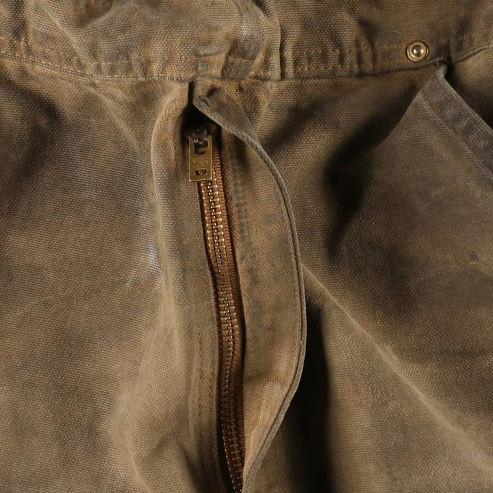 Carhartt Double Knee Duck Overalls for Men (W34 equivalent) cotton Beige type Vintage Second Hand