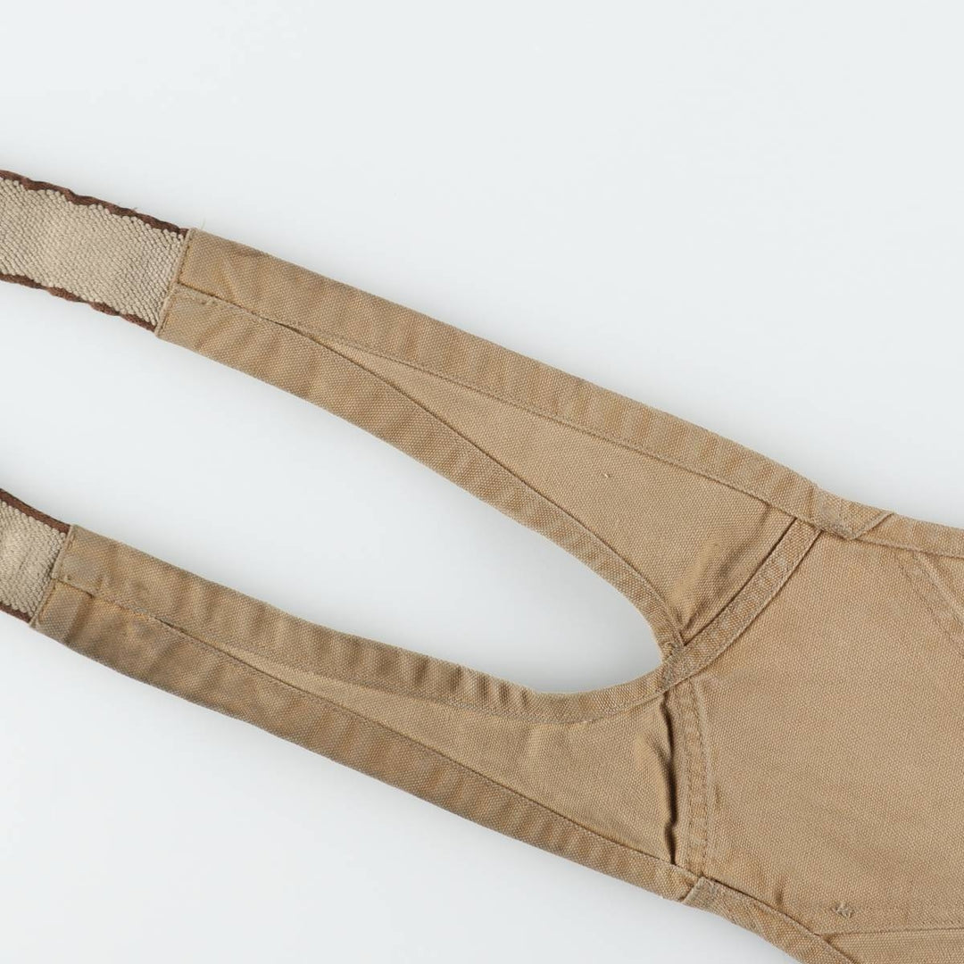 Carhartt Double Knee Duck Overalls for Men (W34 equivalent) cotton Beige type Vintage Second Hand