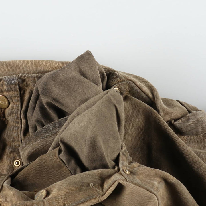 Carhartt Double Knee Duck Overalls for Men (W34 equivalent) cotton Beige type Vintage Second Hand