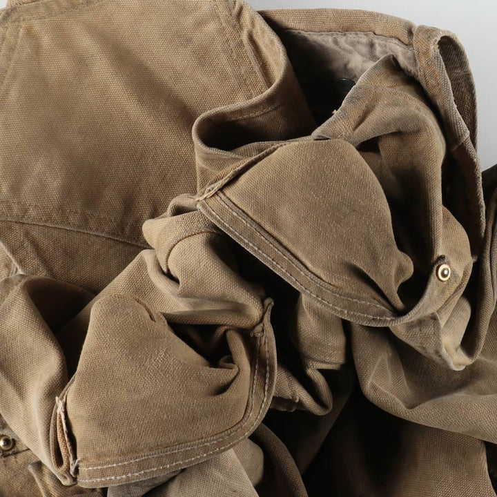Carhartt Double Knee Duck Overalls for Men (W34 equivalent) cotton Beige type Vintage Second Hand