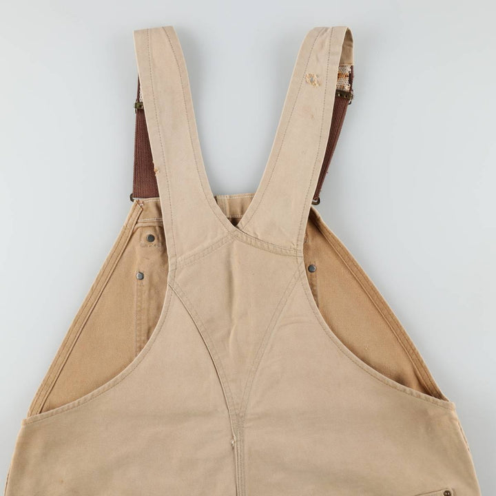Oversized Carhartt double-knee duck overalls, men's size W44 unclear brown type Vintage Second Hand