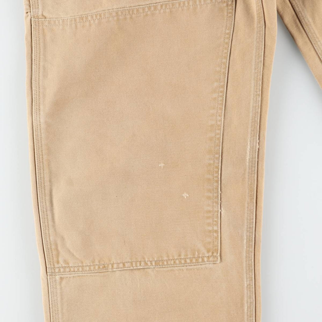 Big Size 90'S Carhartt Double Knee Duck Overalls, Made in USA, Men's W42 (approx.), Vintage unclear Beige type Vintage Second Hand
