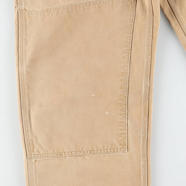 Big Size 90'S Carhartt Double Knee Duck Overalls, Made in USA, Men's W42 (approx.), Vintage unclear Beige type Vintage Second Hand