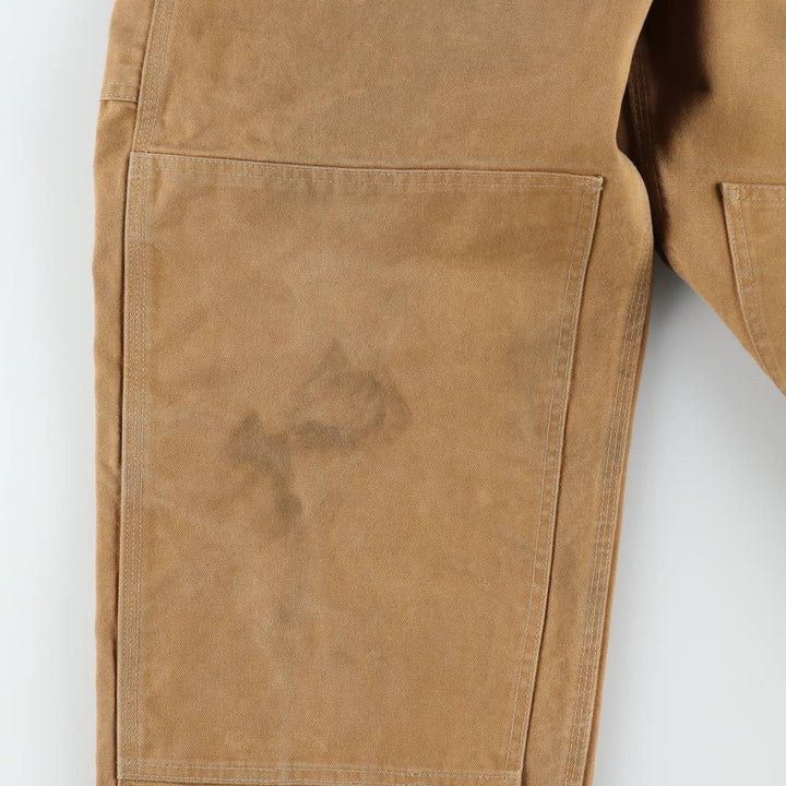 Big size Carhartt double knee duck overalls for men, equivalent to w41 cotton brown type Vintage Second Hand