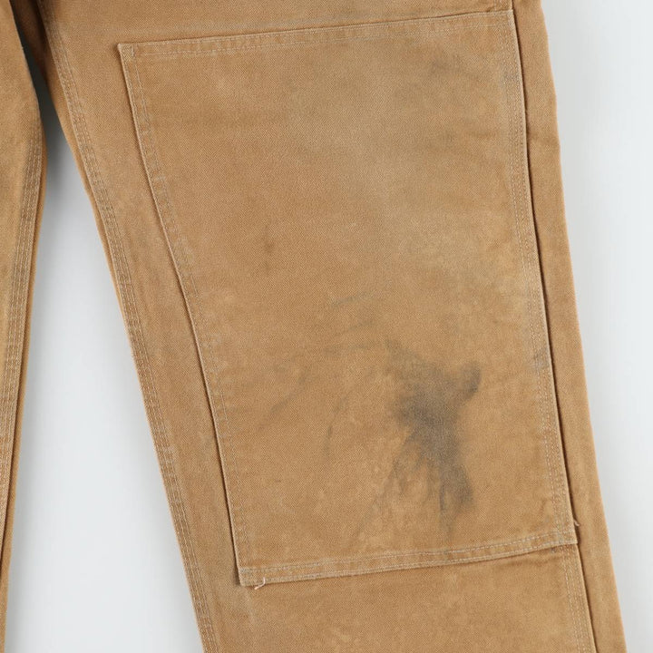 Big size Carhartt double knee duck overalls for men, equivalent to w41 cotton brown type Vintage Second Hand