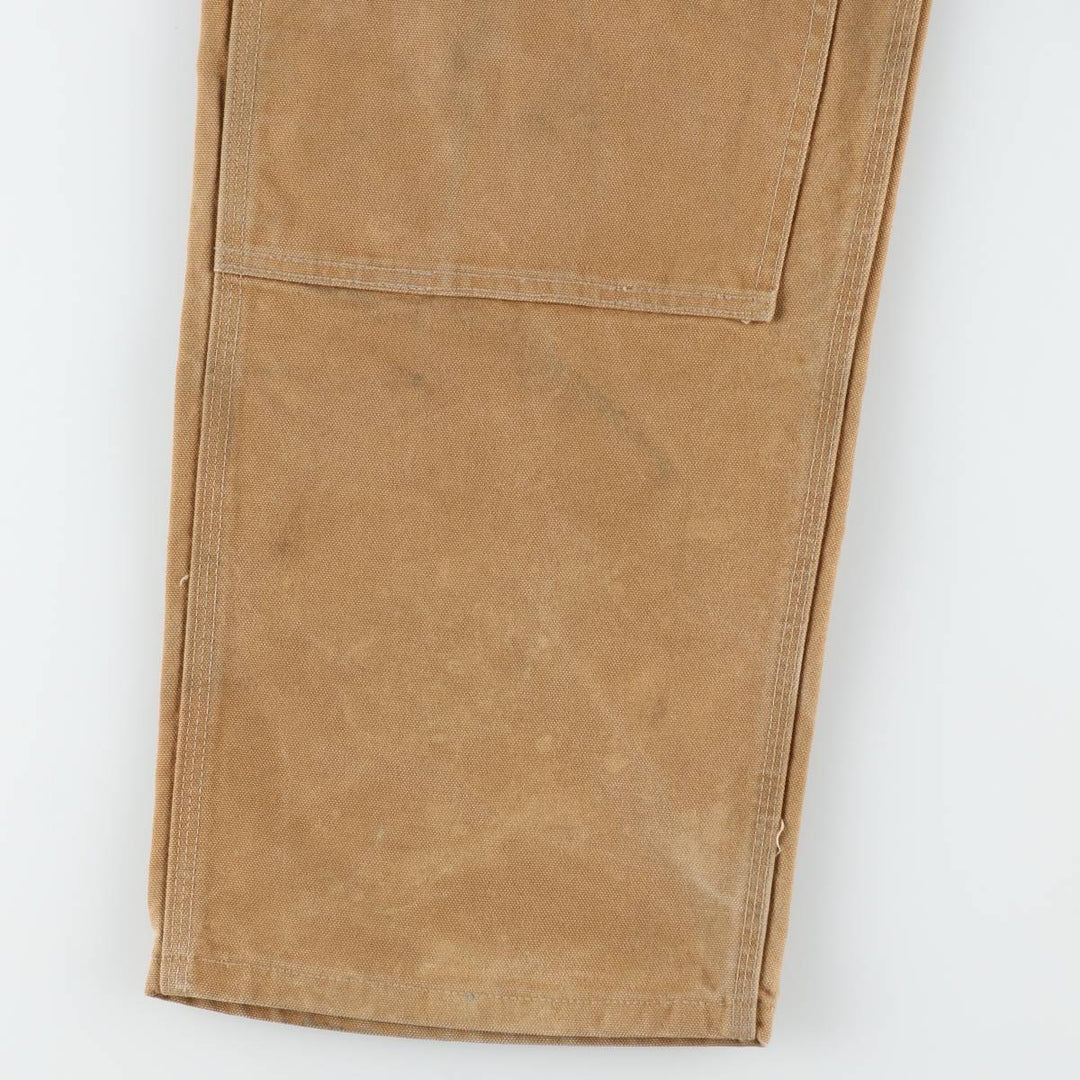 Big size Carhartt double knee duck overalls for men, equivalent to w41 cotton brown type Vintage Second Hand