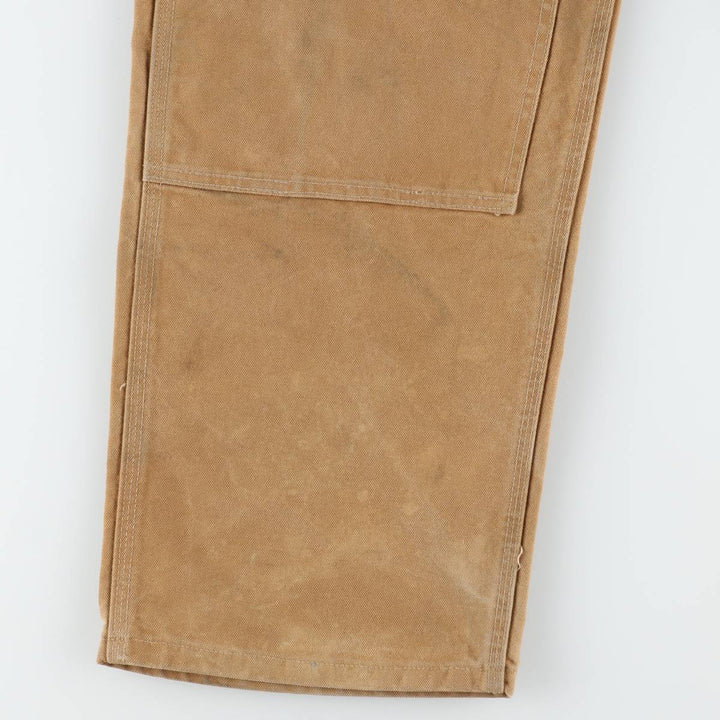 Big size Carhartt double knee duck overalls for men, equivalent to w41 cotton brown type Vintage Second Hand