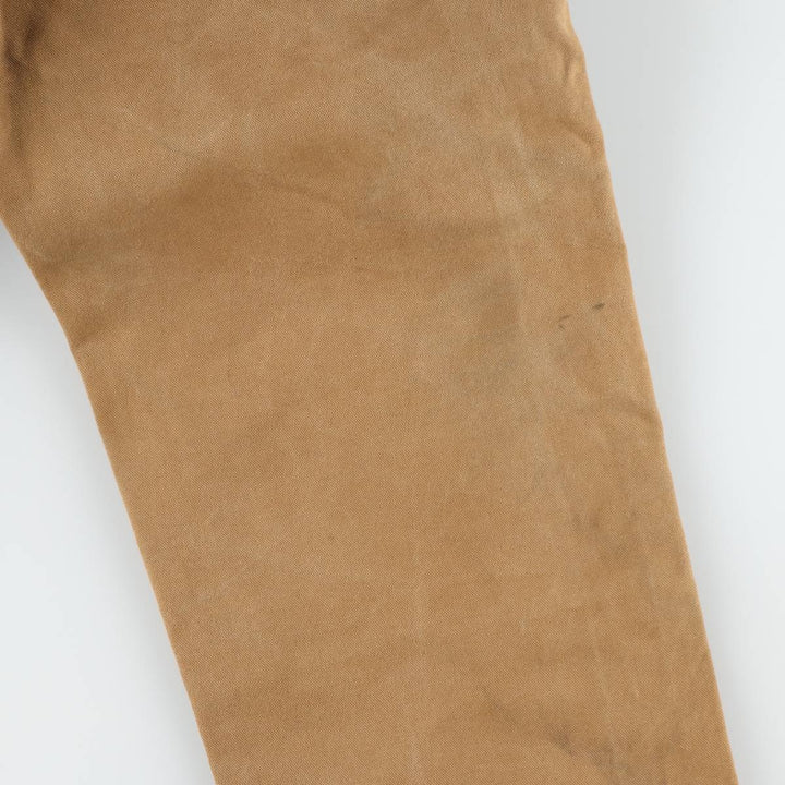 Big size Carhartt double knee duck overalls for men, equivalent to w41 cotton brown type Vintage Second Hand