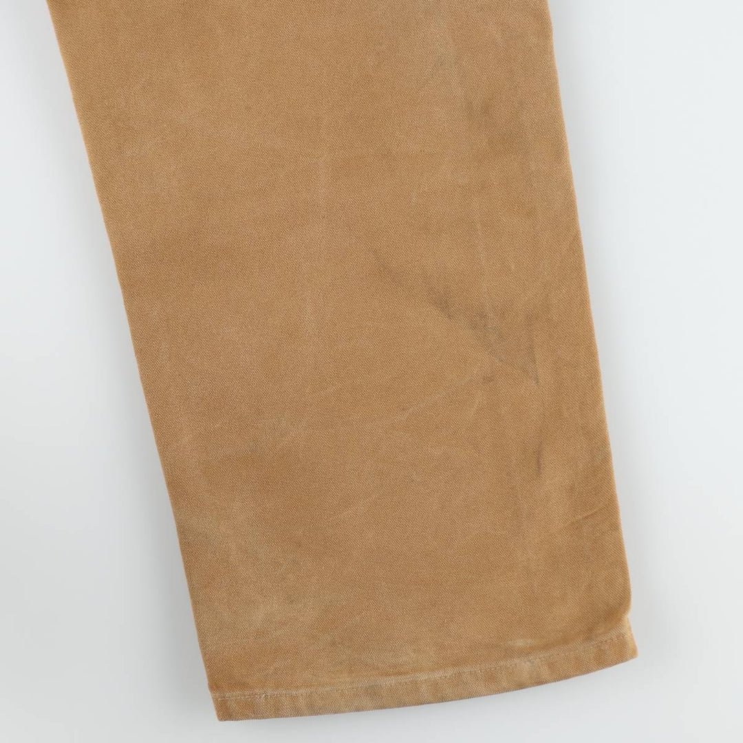 Big size Carhartt double knee duck overalls for men, equivalent to w41 cotton brown type Vintage Second Hand