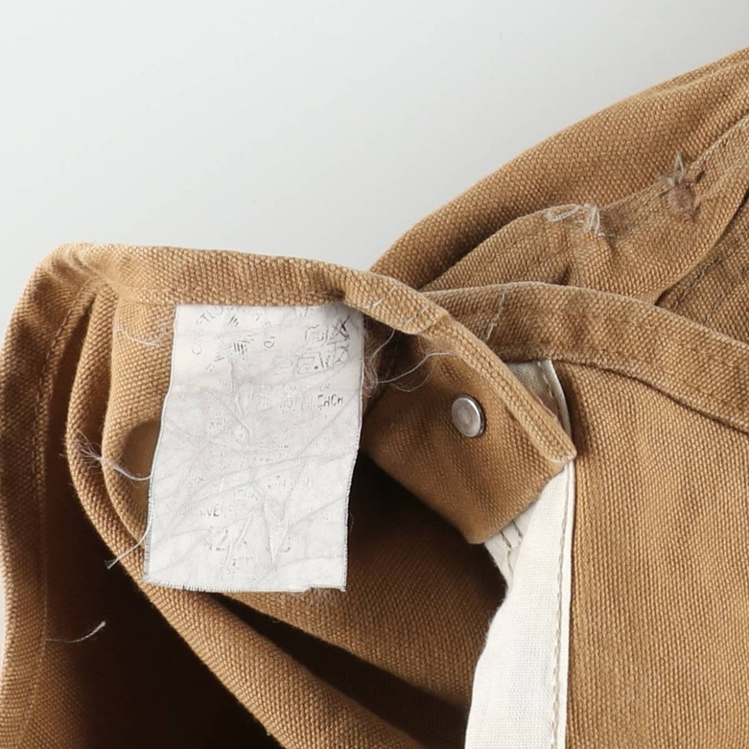 Big size Carhartt double-knee duck overalls, men's size W41 equivalent, vintage. unclear brown type Vintage Second Hand
