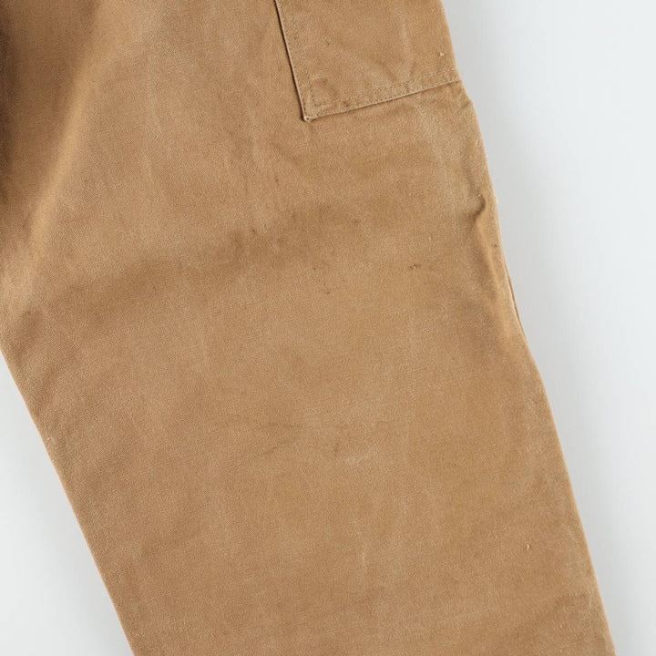 Big size Carhartt double-knee duck overalls, men's size W41 equivalent, vintage. unclear brown type Vintage Second Hand