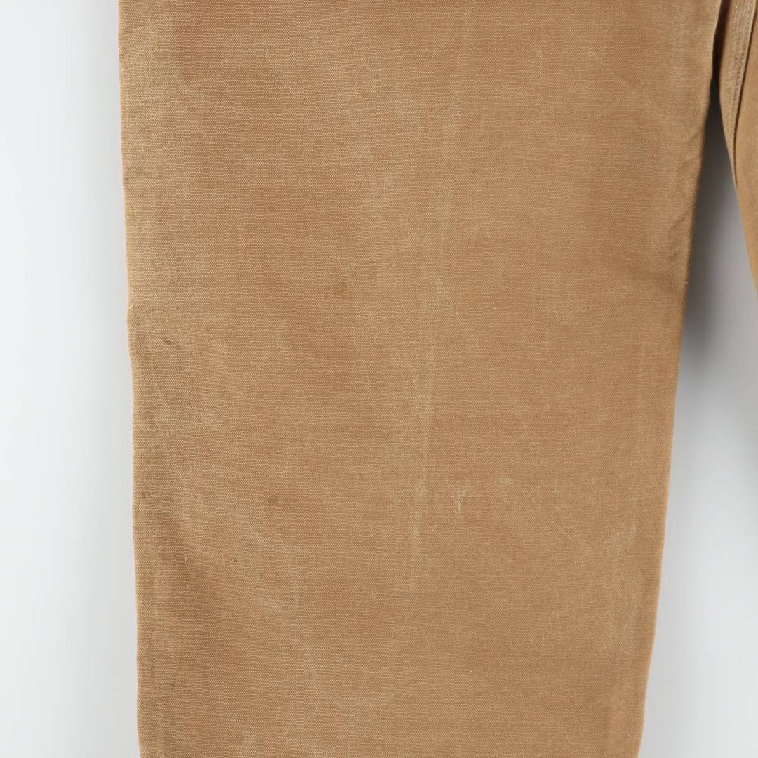 Big size Carhartt double-knee duck overalls, men's size W41 equivalent, vintage. unclear brown type Vintage Second Hand