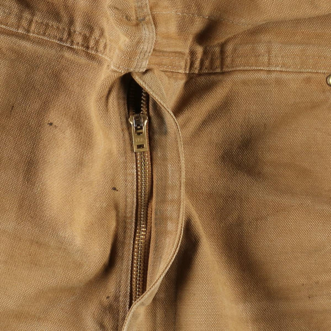 Carhartt Double Knee Duck Overalls for Men (W36 equivalent) cotton brown type Vintage Second Hand