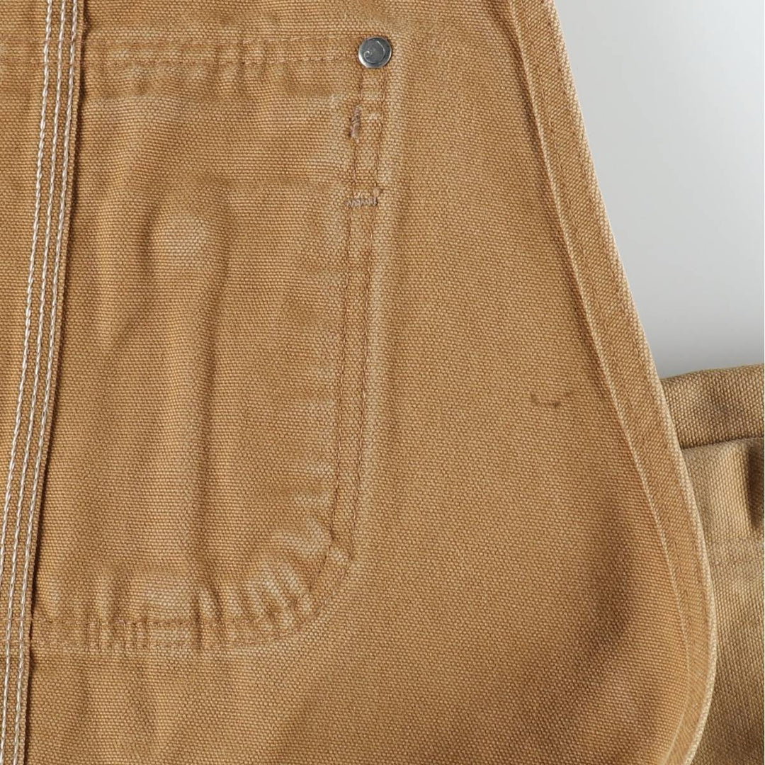 Carhartt Double Knee Duck Overalls for Men (W36 equivalent) cotton brown type Vintage Second Hand