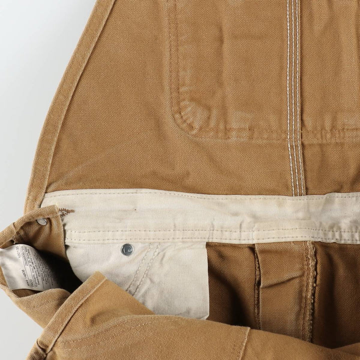 Carhartt Double Knee Duck Overalls for Men (W36 equivalent) cotton brown type Vintage Second Hand