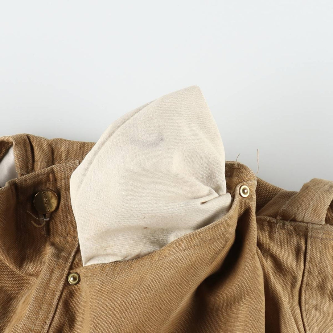 Carhartt Double Knee Duck Overalls for Men (W36 equivalent) cotton brown type Vintage Second Hand