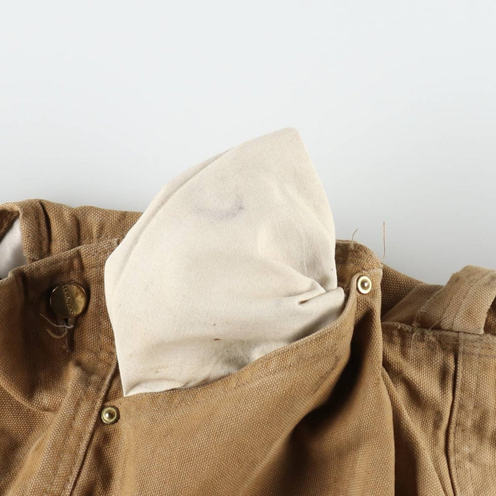 Carhartt Double Knee Duck Overalls for Men (W36 equivalent) cotton brown type Vintage Second Hand