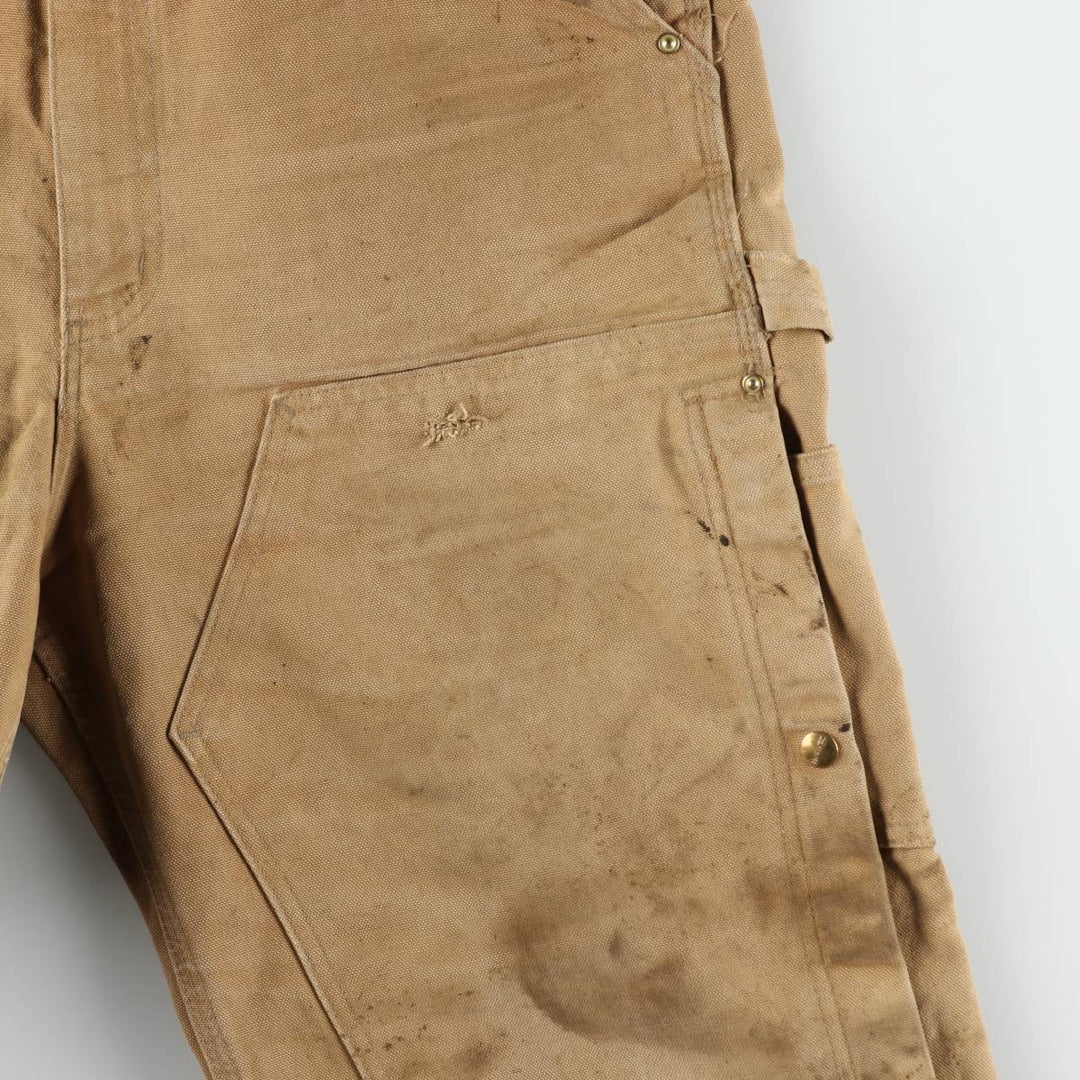 Carhartt Double Knee Duck Overalls for Men (W36 equivalent) cotton brown type Vintage Second Hand