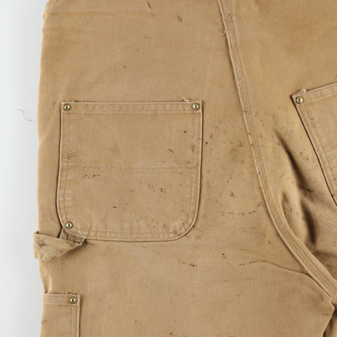 Carhartt Double Knee Duck Overalls for Men (W36 equivalent) cotton brown type Vintage Second Hand