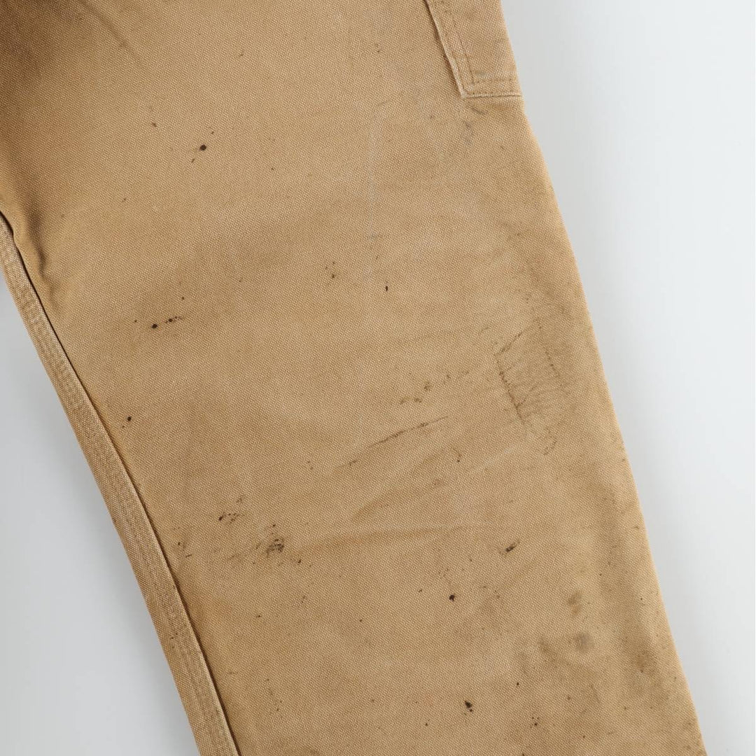 Carhartt Double Knee Duck Overalls for Men (W36 equivalent) cotton brown type Vintage Second Hand