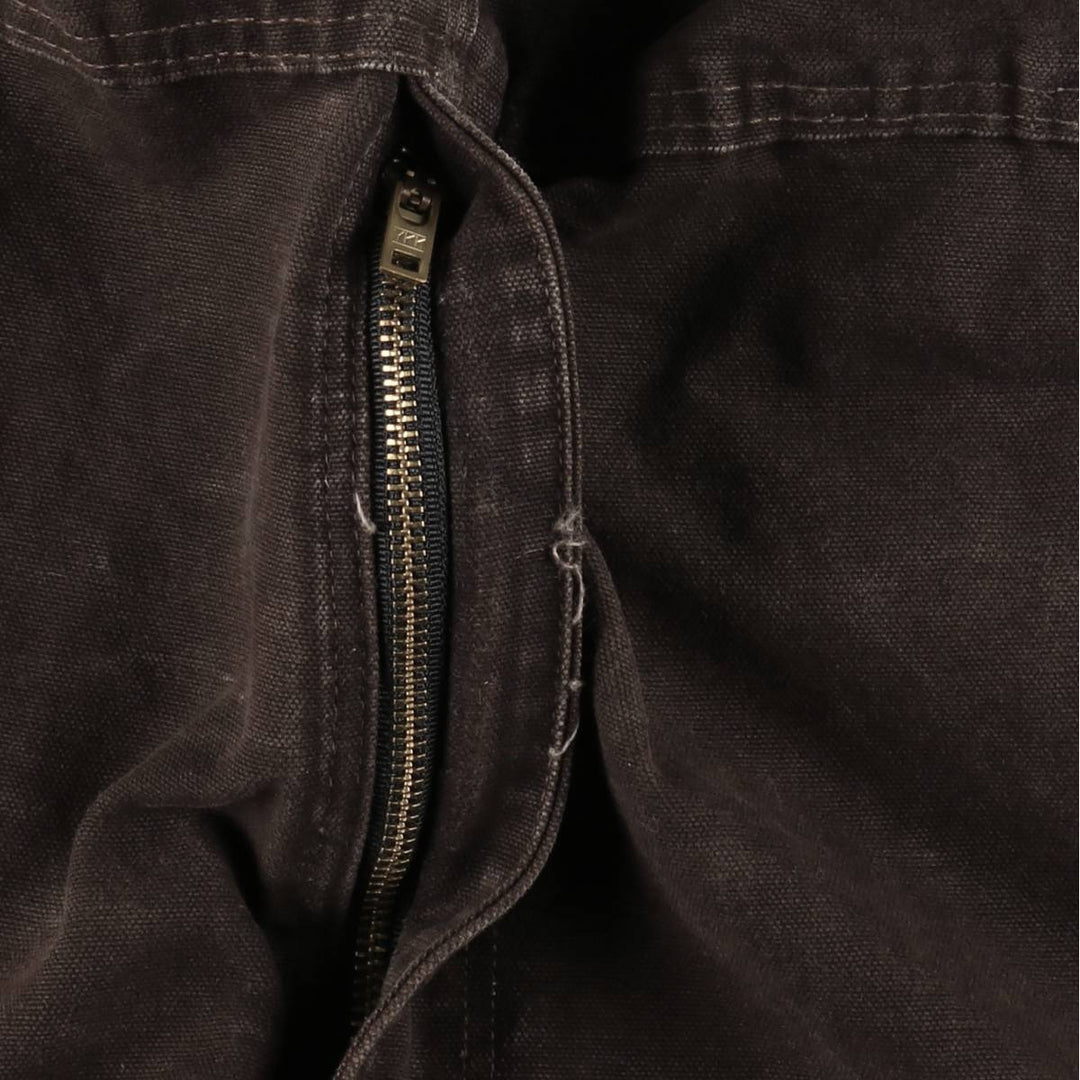 Oversized 2000'S Carhartt double-knee duck overalls, men's size W40 cotton dark chocolate Vintage Second Hand