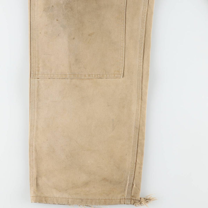 Carhartt Double Knee Duck Canvas Overalls, Men's Size W36 (approx.), Vintage unclear brown type Vintage Second Hand
