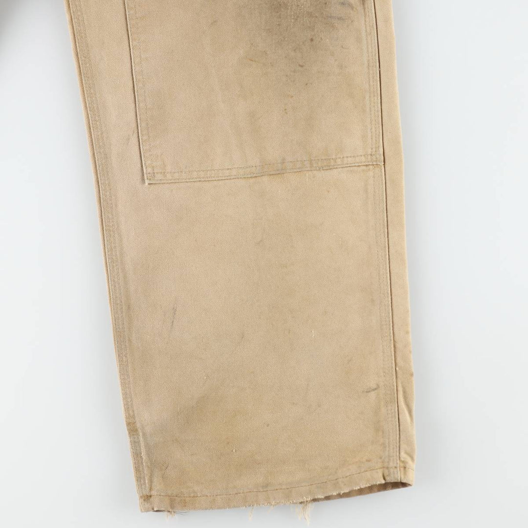 Carhartt Double Knee Duck Canvas Overalls, Men's Size W36 (approx.), Vintage unclear brown type Vintage Second Hand