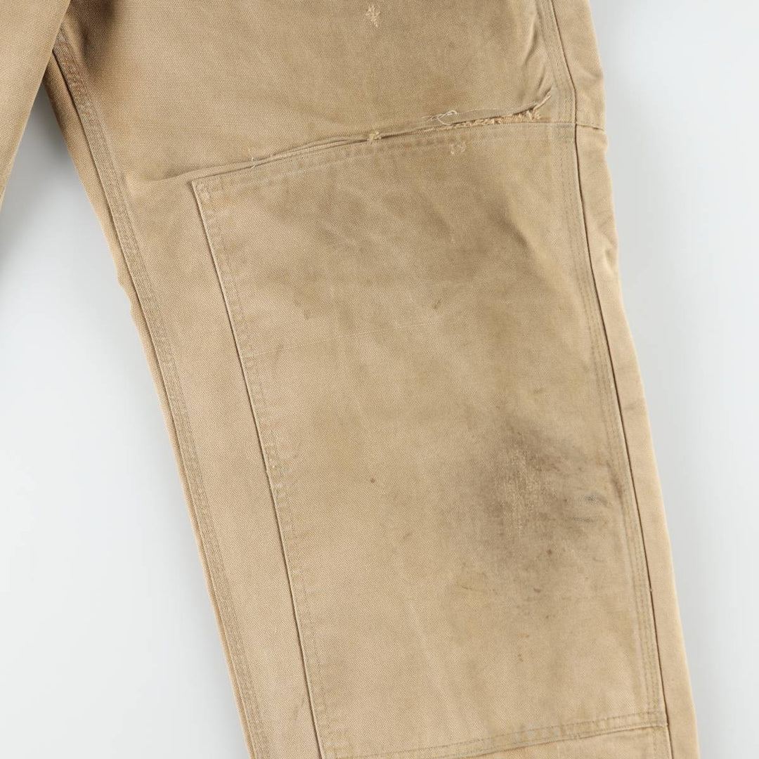 Carhartt Double Knee Duck Canvas Overalls, Men's Size W36 (approx.), Vintage unclear brown type Vintage Second Hand