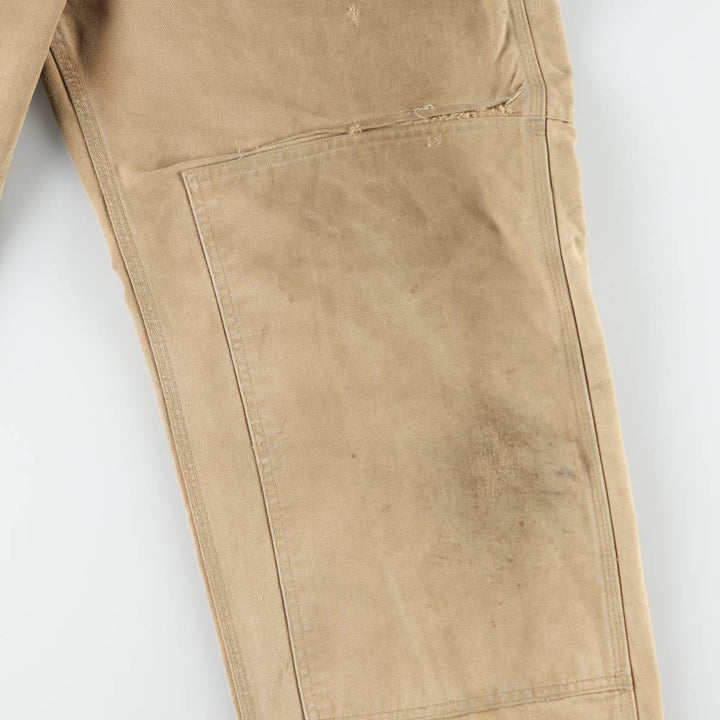 Carhartt Double Knee Duck Canvas Overalls, Men's Size W36 (approx.), Vintage unclear brown type Vintage Second Hand